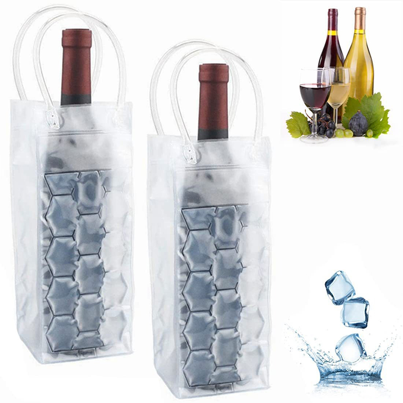 Wine Beer Holder - ワインアイスバッグホルダーシャンパンビールクーラーウイスキー缶ドリンククーラージェル冷却チラーバーアクセサリー BTBD01