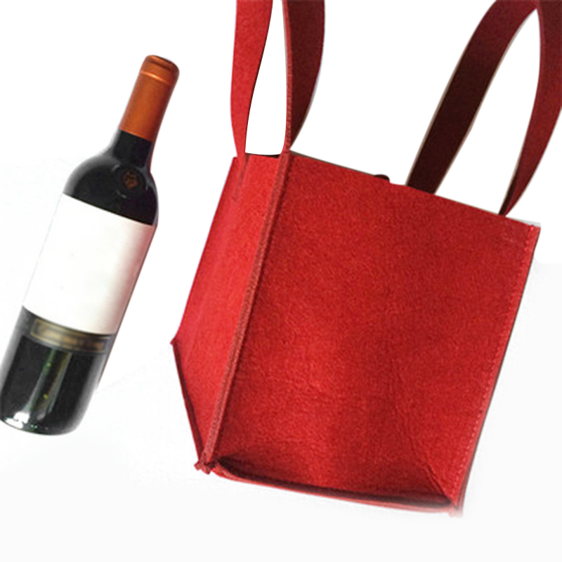 6グリッドフェルト製収納バッグ（ビール・ワイン用）、グレーの - Wine Beer Holder のレビューと価格