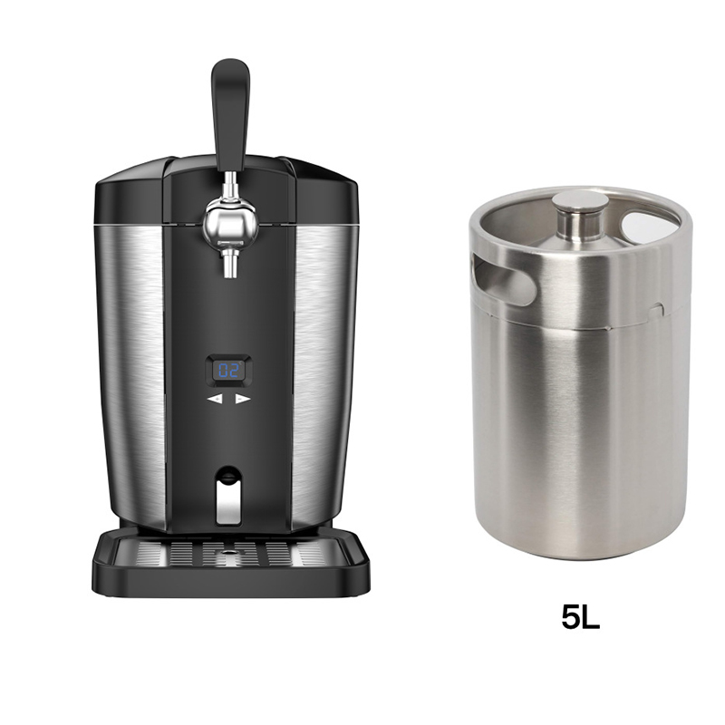 5Lケグビールディスペンサー、ポータブル冷蔵ビールディスペン - Wine Beer Distillation のレビューと価格