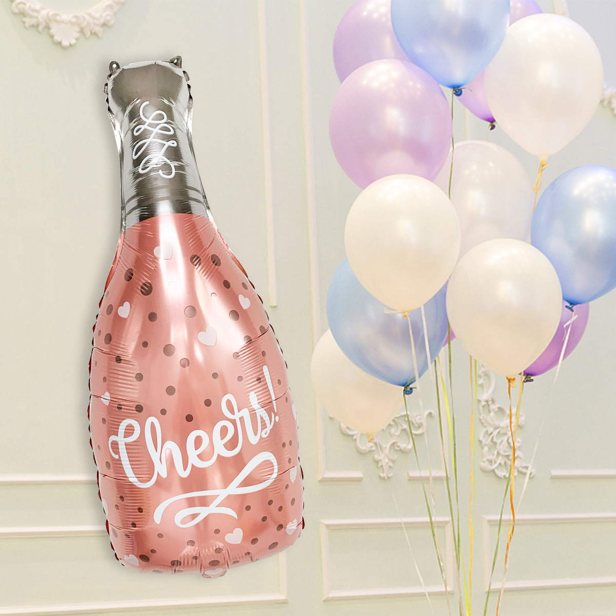 10 個のウイスキービールボトルアルミフィルムバルーン新年シ - Wine Beer Whiskey Year のレビューと価格
