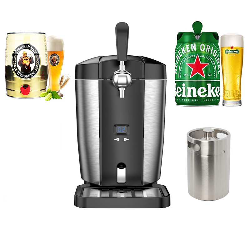 5Lステンレス製ミニビール樽 ポータブル自家製ビールグラウラ - Wine Beer Distillation のレビューと価格