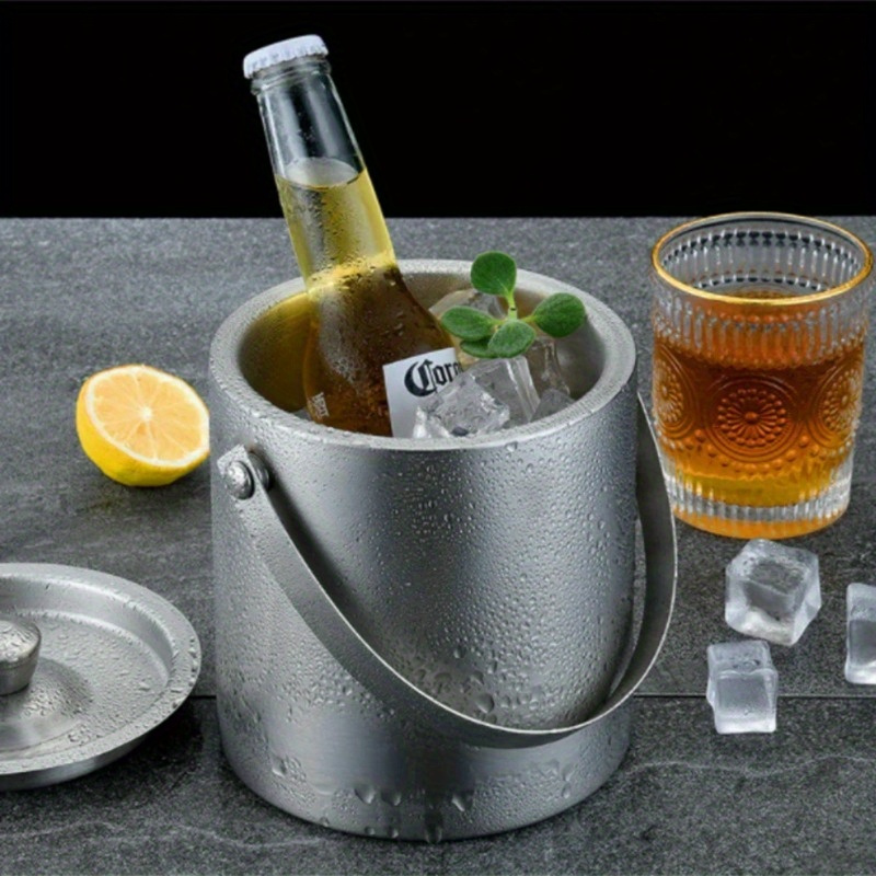 ステンレス製断熱アイスバケット,ワイン,ビール,シャンパン, - Wine Beer Holder のレビューと価格