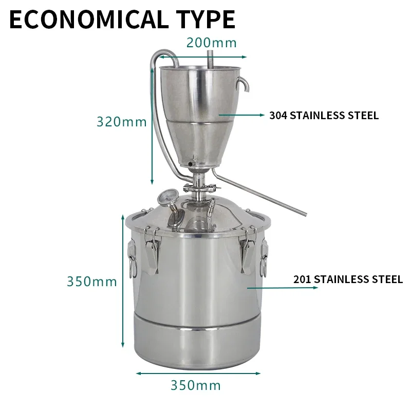 30lステンレス鋼アルコール醸造機,日曜大工のアルコール蒸留 - Wine Beer Distillation のレビューと価格